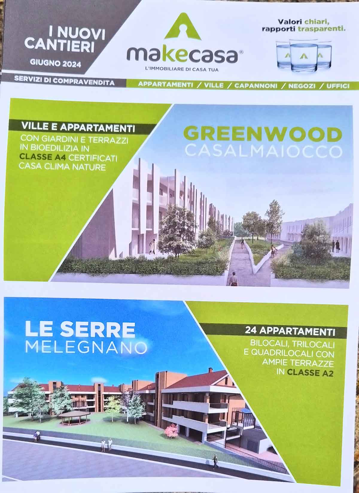 Volantino distribuito in zona Melegnano