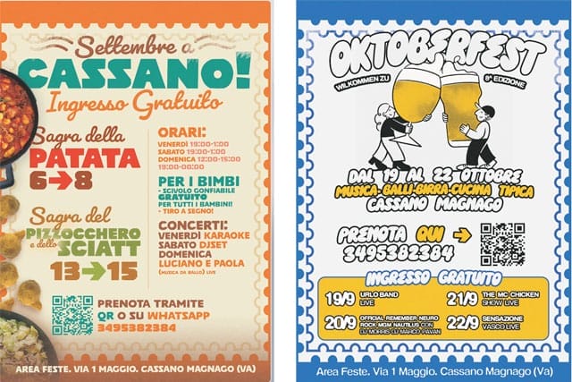 Campagna di volantinaggio a Gallarate.