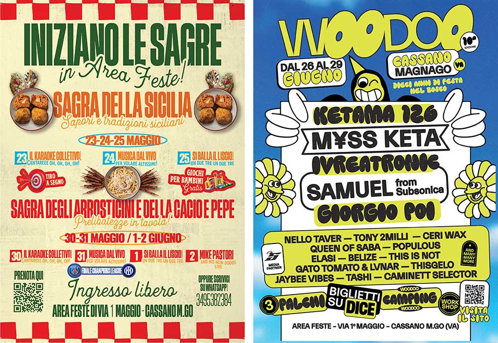 Volantino per sagra in Brianza distribuito da TiPubblicizziamo