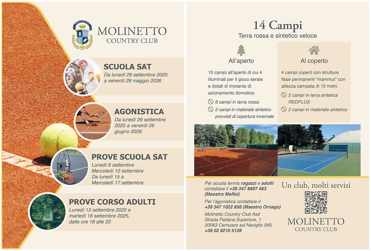 volantini stampati e distribuiti per Molinetto Country Club
